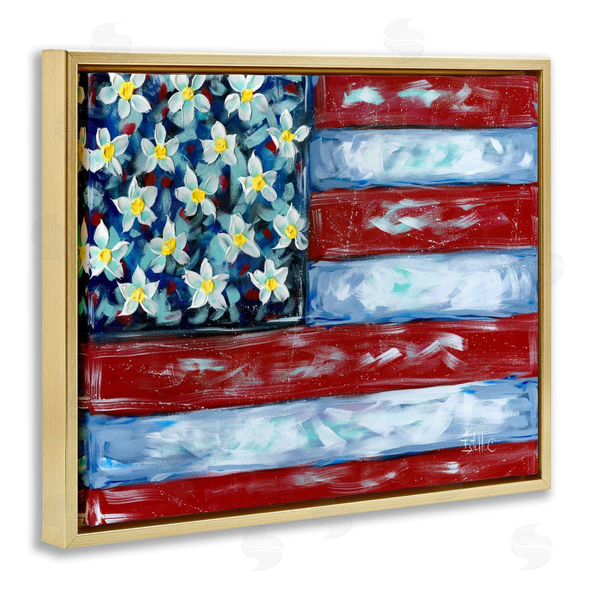 Estelle Grengs | Flower Stars & Stripes Flag