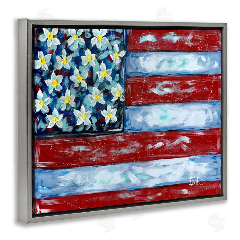 Estelle Grengs | Flower Stars & Stripes Flag