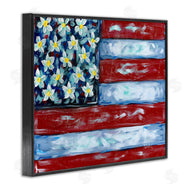 Estelle Grengs | Flower Stars & Stripes Flag