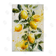 LSR Design Studio | Lemon Watercolor Splashes