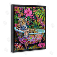 LSR Design Studio | Tropical Rainforest Leopard Tub