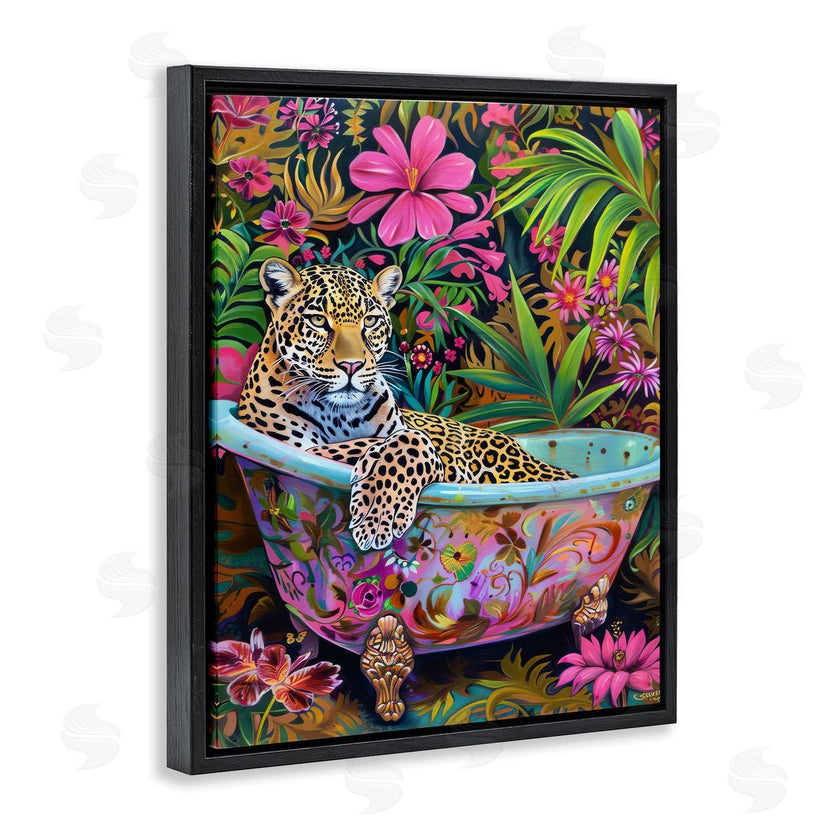 LSR Design Studio | Tropical Rainforest Leopard Tub