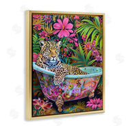 LSR Design Studio | Tropical Rainforest Leopard Tub