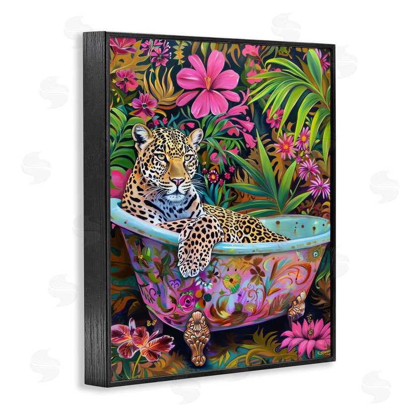 LSR Design Studio | Tropical Rainforest Leopard Tub