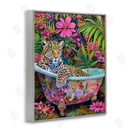 LSR Design Studio | Tropical Rainforest Leopard Tub