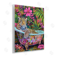 LSR Design Studio | Tropical Rainforest Leopard Tub