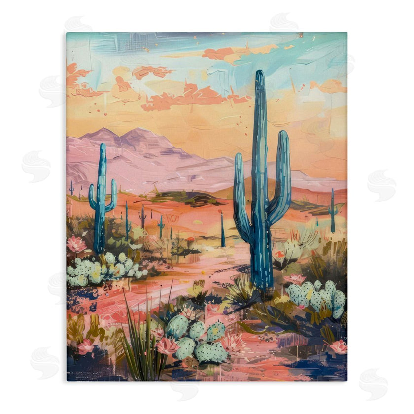 LSR Design Studio | Soft Canyon Sunset Cacti