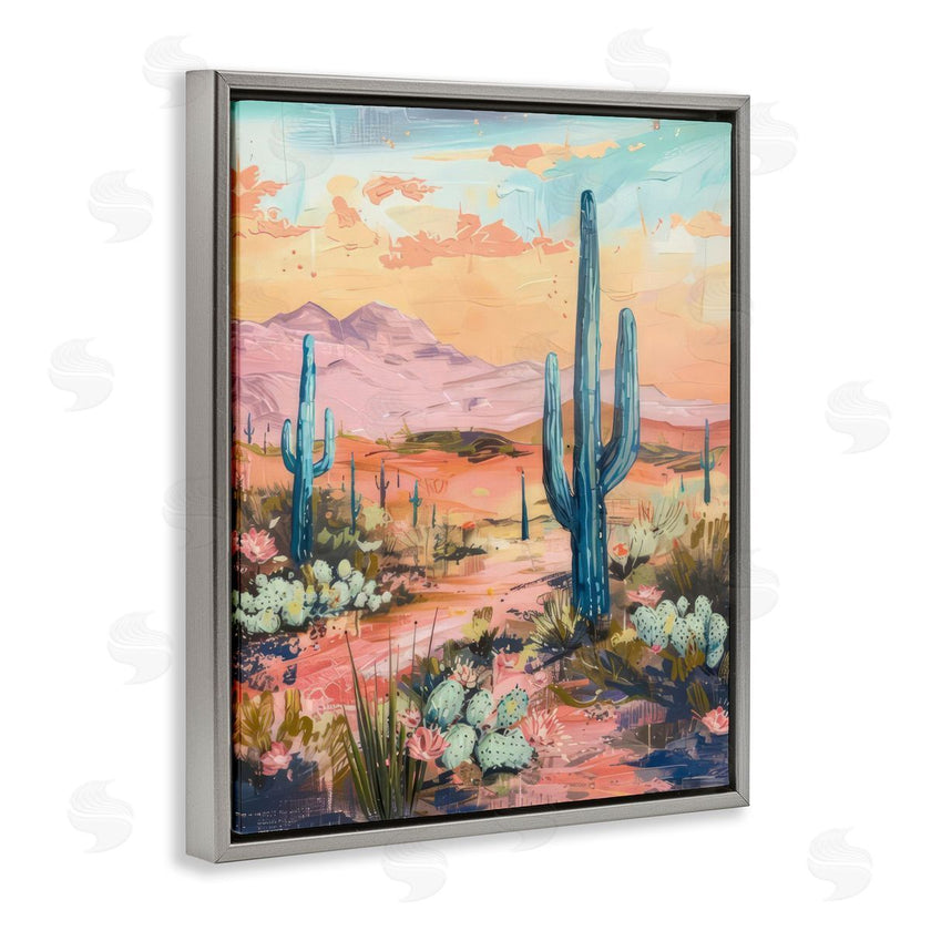 LSR Design Studio | Soft Canyon Sunset Cacti