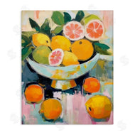 LSR Design Studio | Abstract Citrus Still Life