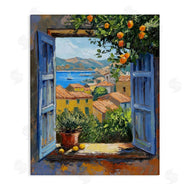 LSR Design Studio | Mediterranean Window View