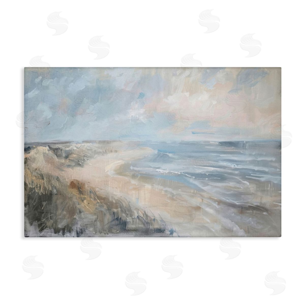 Faded Summer Beach Canvas Wall Art, Home Decor by LSR Design Studio