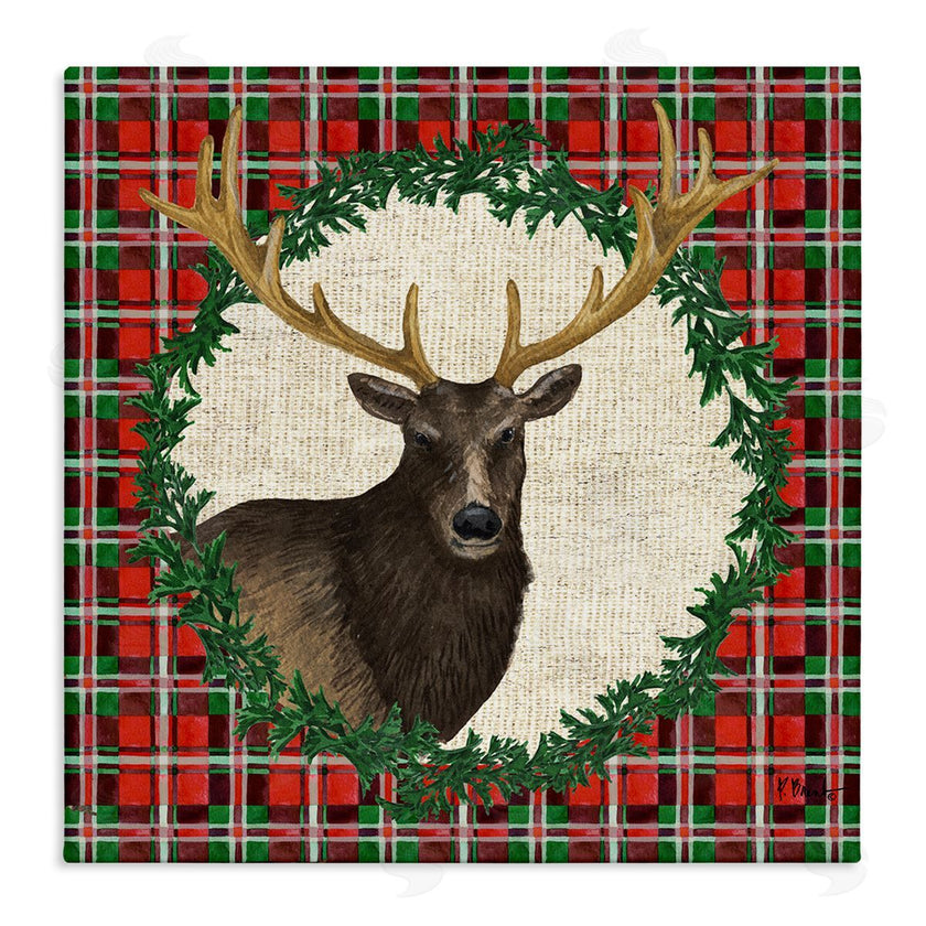 Paul Brent | Festive Plaid Elk