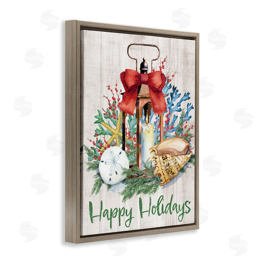 Paul Brent | Happy Holidays Nautical Lantern