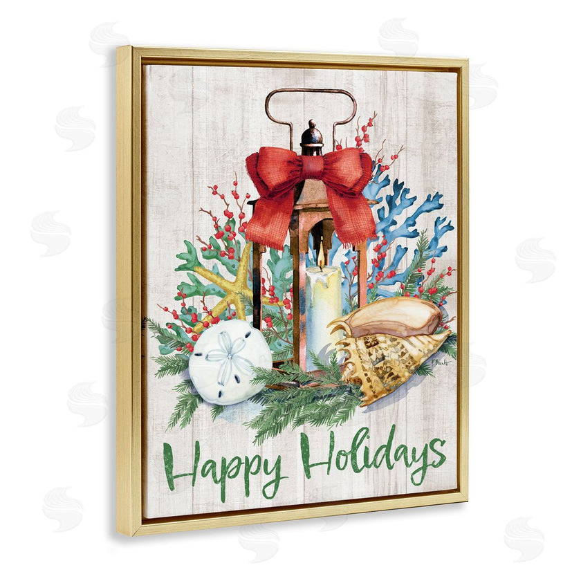 Paul Brent | Happy Holidays Nautical Lantern