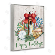 Paul Brent | Happy Holidays Nautical Lantern
