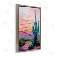 Petal Prints Design | Looming Cactus Pastel Sky