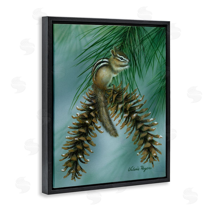 Valerie Rogers | Chipmunk Pine Cone Perch