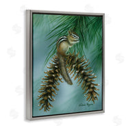 Valerie Rogers | Chipmunk Pine Cone Perch