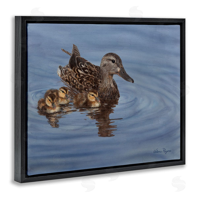 Valerie Rogers | Duck Family Ripples
