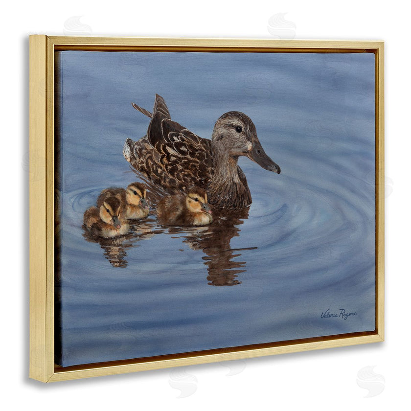 Valerie Rogers | Duck Family Ripples