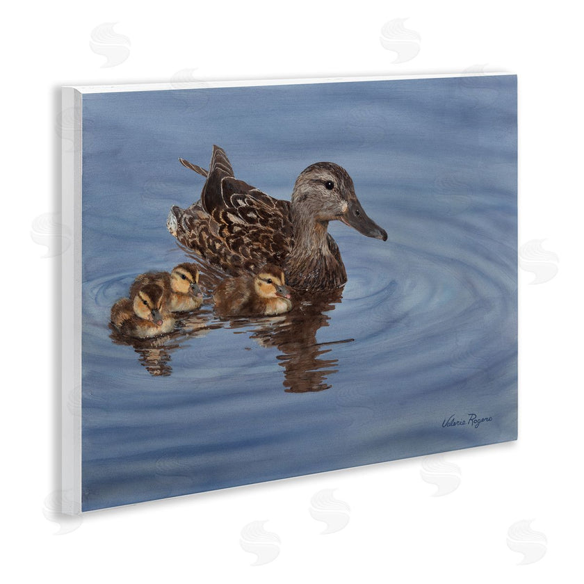 Valerie Rogers | Duck Family Ripples