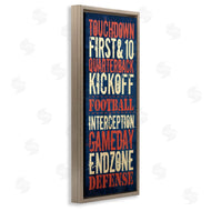 Christine Adolph | Rustic Football Phrases