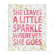 Susan Newberry Designs | Leaves A Little Sparkle Phrase
