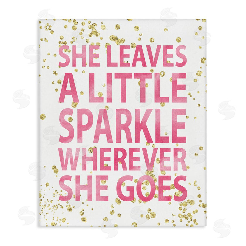 Susan Newberry Designs | Leaves A Little Sparkle Phrase