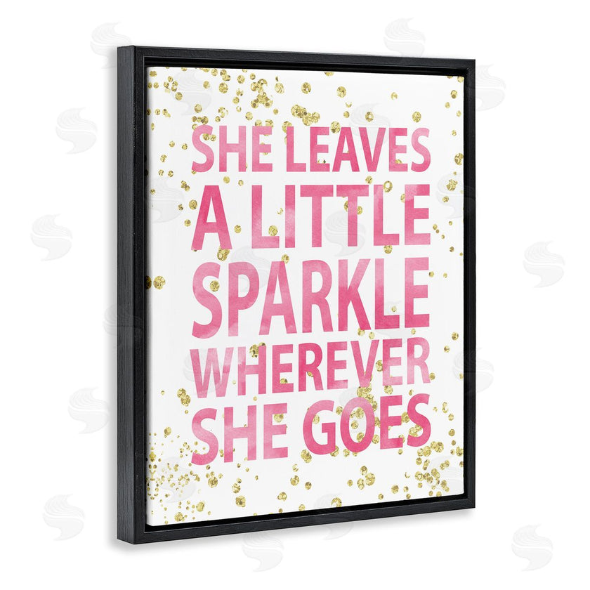 Susan Newberry Designs | Leaves A Little Sparkle Phrase