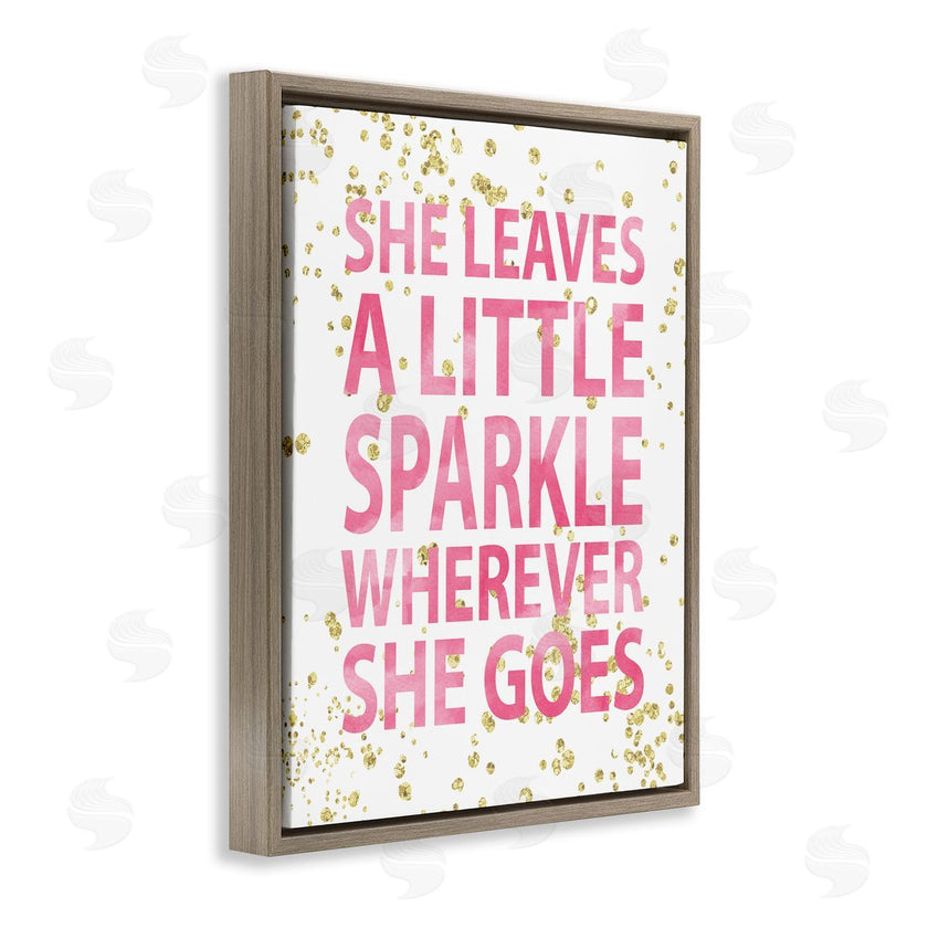 Susan Newberry Designs | Leaves A Little Sparkle Phrase