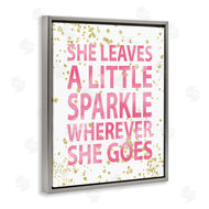 Susan Newberry Designs | Leaves A Little Sparkle Phrase