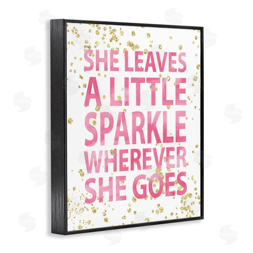 Susan Newberry Designs | Leaves A Little Sparkle Phrase