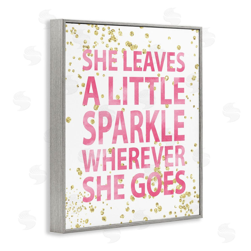 Susan Newberry Designs | Leaves A Little Sparkle Phrase