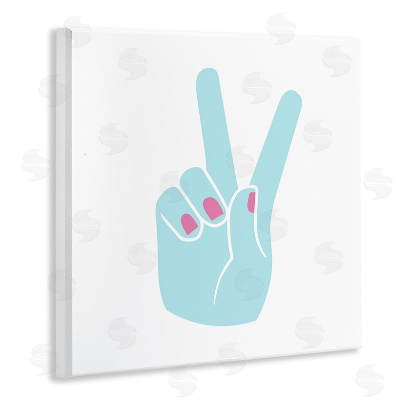 Stupell Studio | Peace Hand with Nail Polish