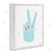 Stupell Studio | Peace Hand with Nail Polish