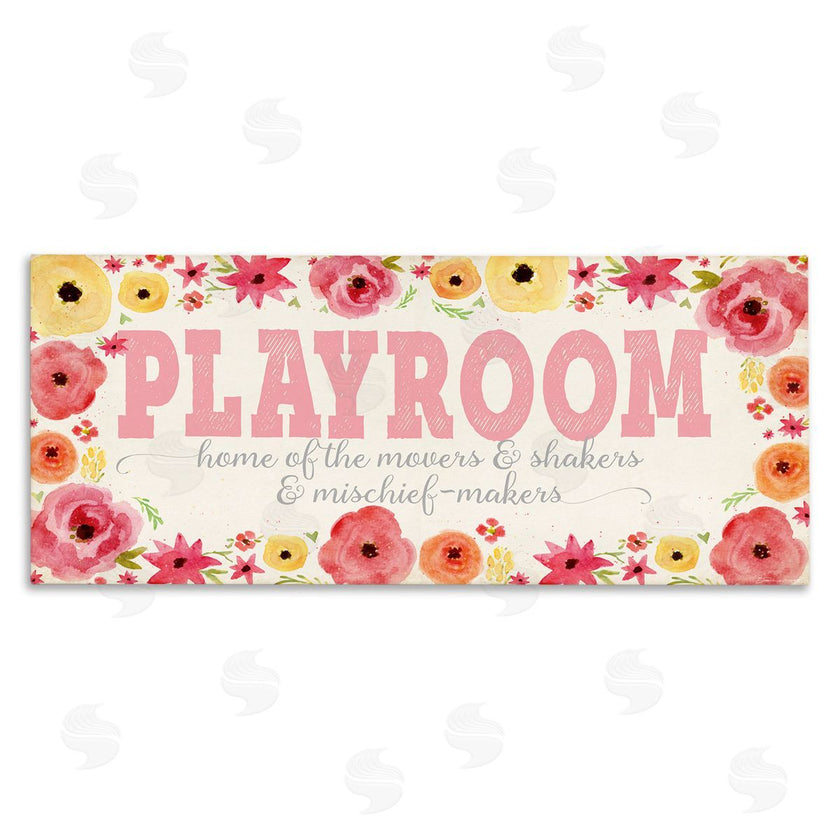 Stephanie Workman Marrott | Playroom Of Mischief Makers Pink