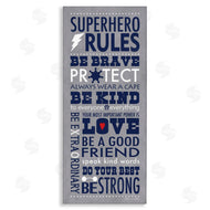 Stephanie Workman Marrott | Superhero Rules Typography