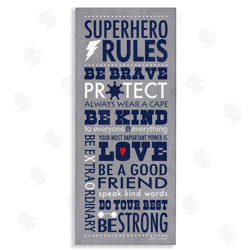 Stephanie Workman Marrott | Superhero Rules Typography
