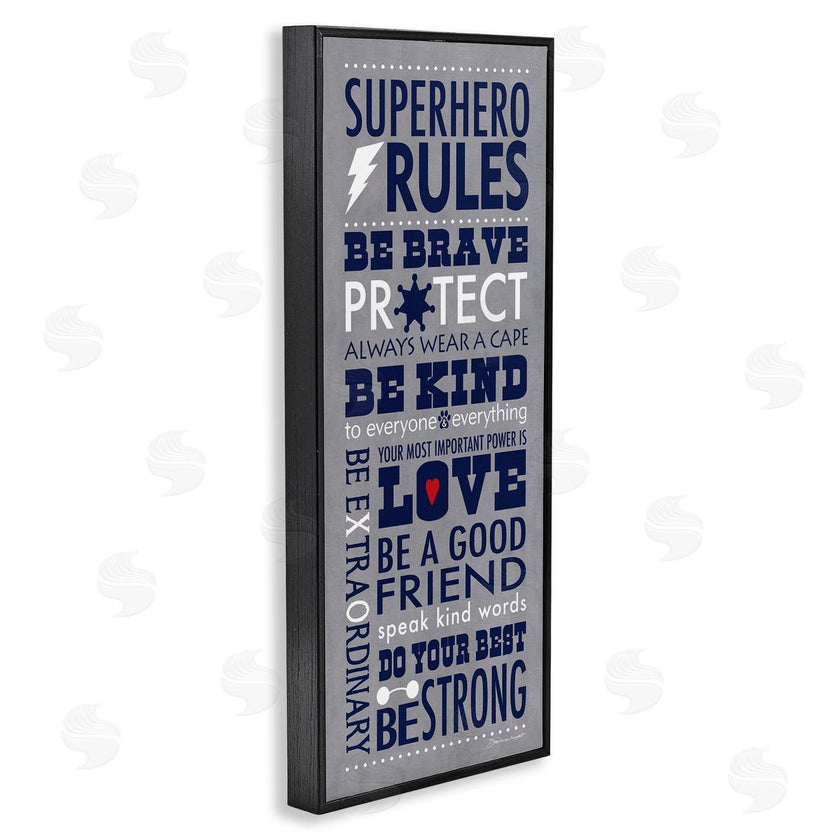 Stephanie Workman Marrott | Superhero Rules Typography