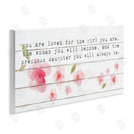 Stupell Studio | Precious Daughter with Pink Flowers