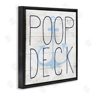Stupell Studio | Poop Deck Funny Beach House