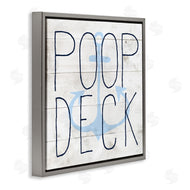 Stupell Studio | Poop Deck Funny Beach House