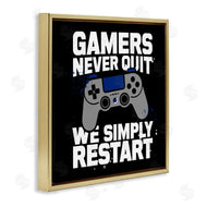 Kim Allen | Gamers Never Quit Phrase