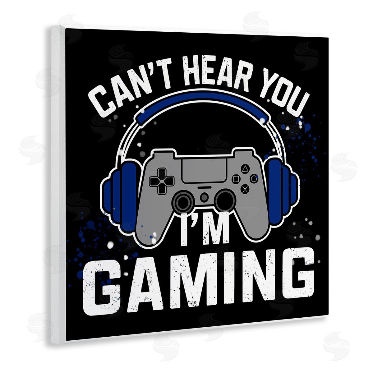 Can't Hear You Gaming Wood Plaque Wall Art, Home Decor by Kim Allen