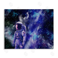 Jesse Keith | Astronaut with Blue Nebula