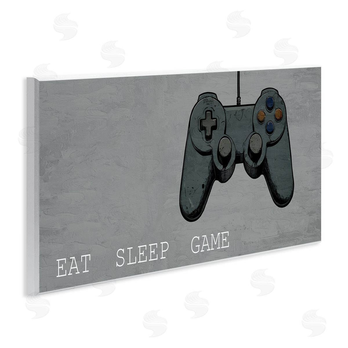Eat Sleep Game Hobby Wood Plaque Wall Art, Home Decor by Kim Allen