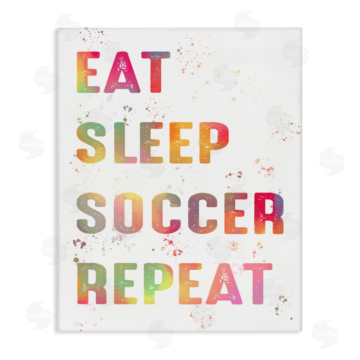 Pastel Soccer Motivation Canvas Wall Art, Home Decor by Marcus Prime