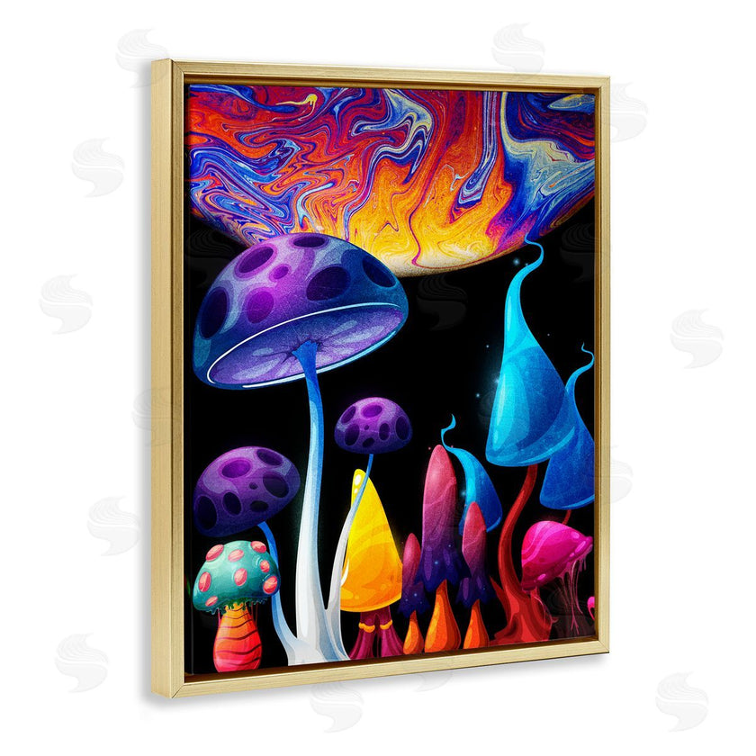 Kim Allen | Whimsical Mushrooms in Space