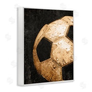 Kim Allen | Vintage Soccer Ball Closeup