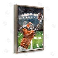 Kim Allen | Athlete Catching Football